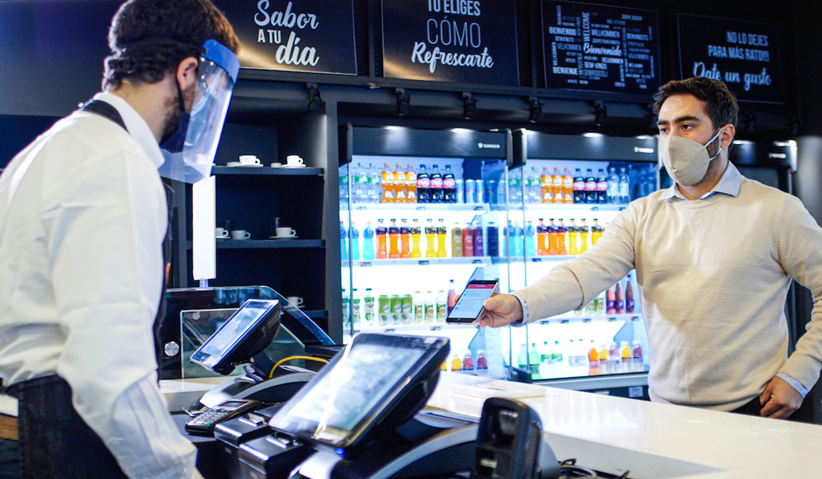 No contact solutions put in place to protect Aramark employees and customers alike